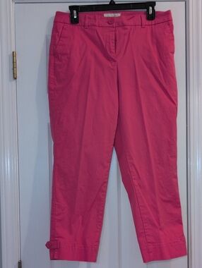 Talbots Bright Pink Ankle Crop Pants